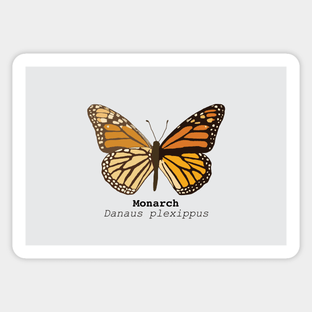 Monarch Sticker by andybirkey